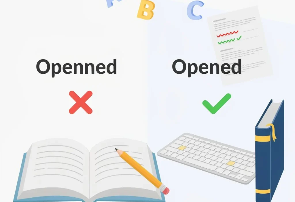 Openned or Opened