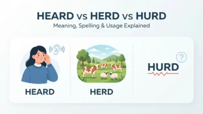Heard vs Herd vs Hurd