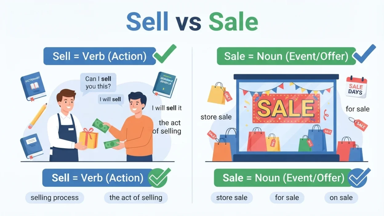 Sell vs Sale