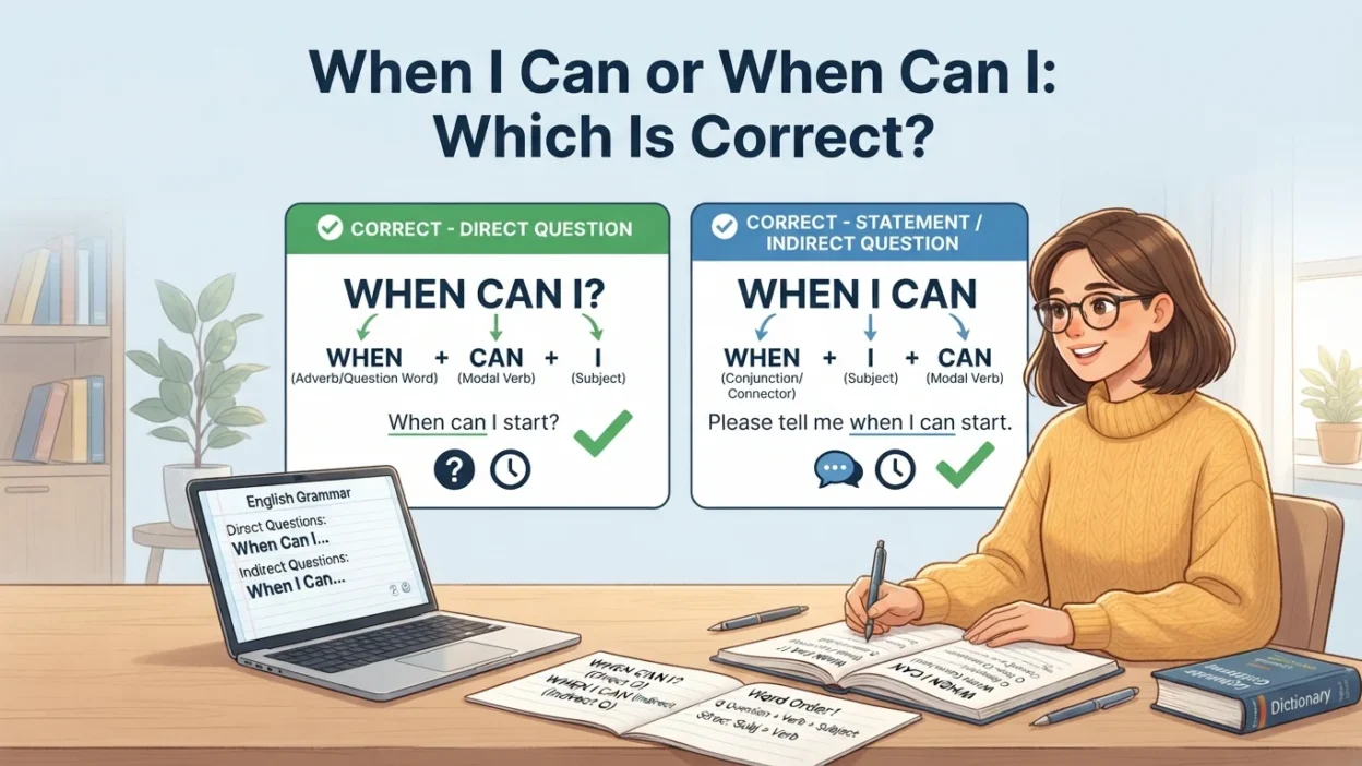 When I Can or When Can I