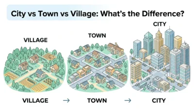 City vs Town vs Village