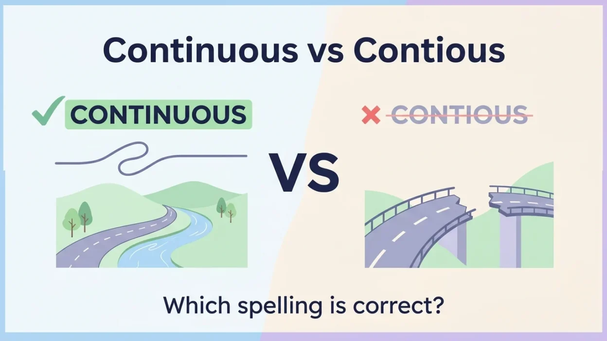 Continuous vs Contious