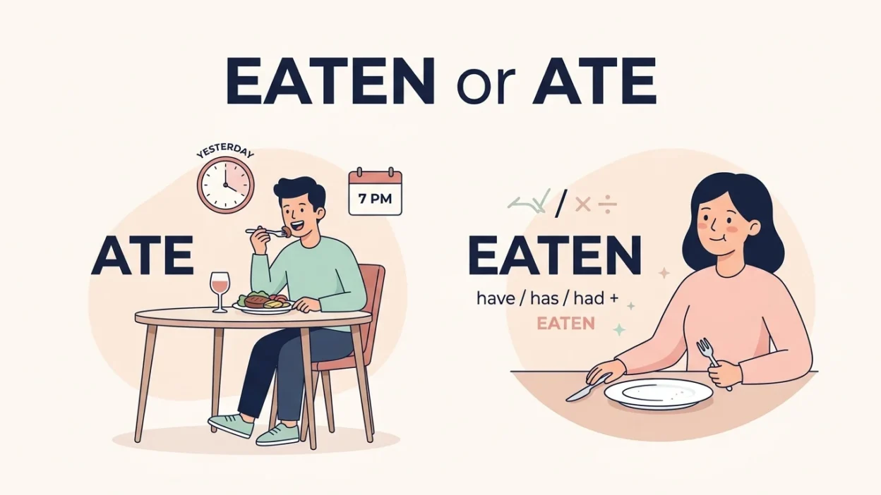 Eaten or Ate