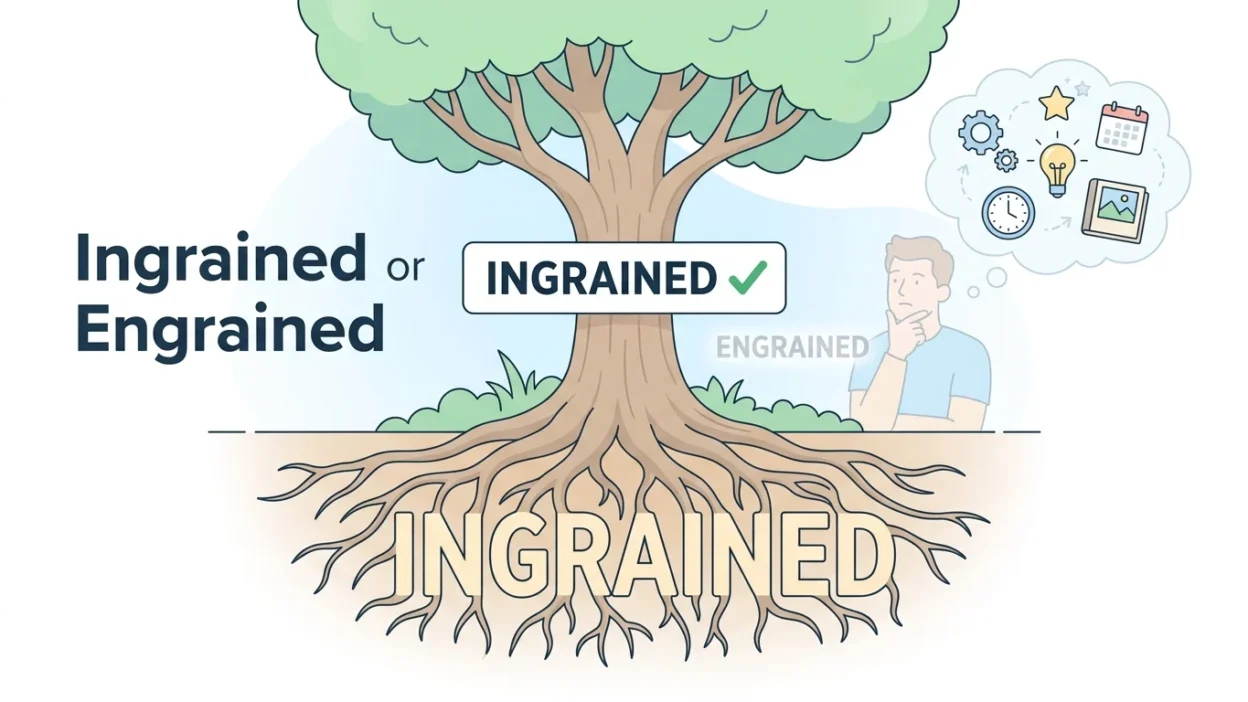 Ingrained or Engrained