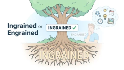 Ingrained or Engrained