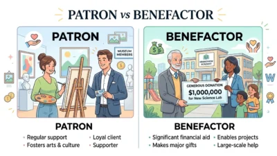 Patron vs Benefactor