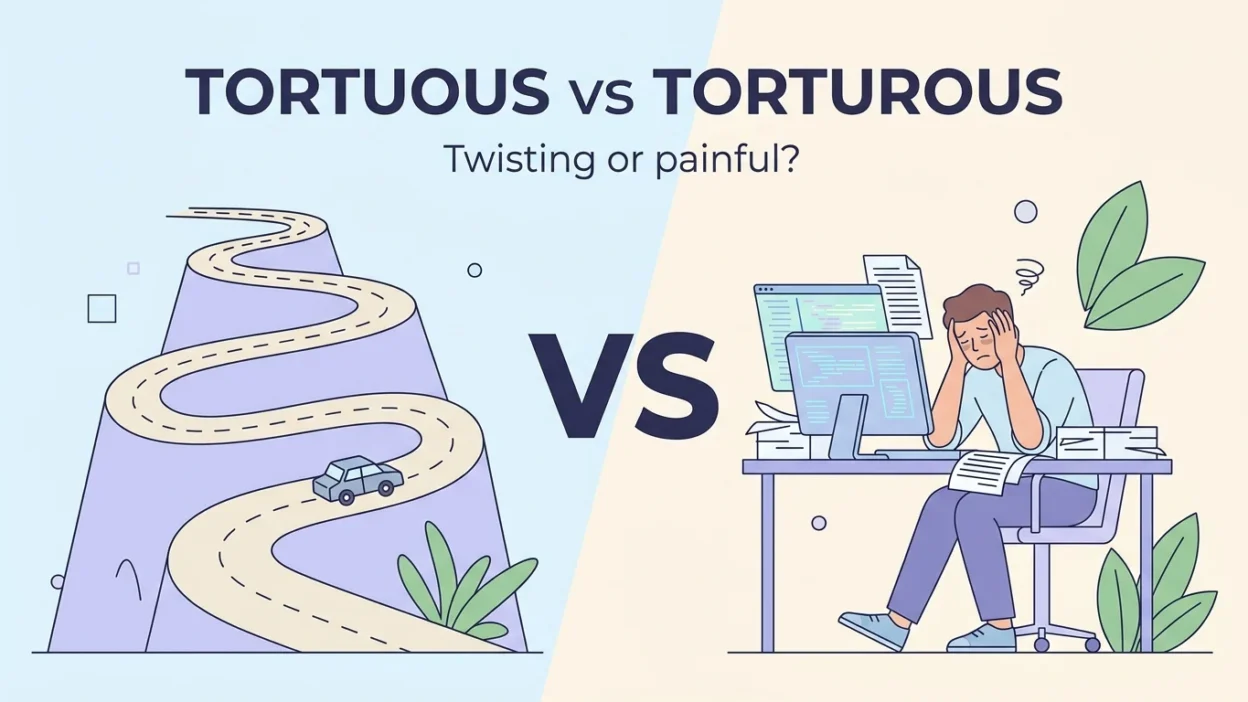 Tortuous vs Torturous