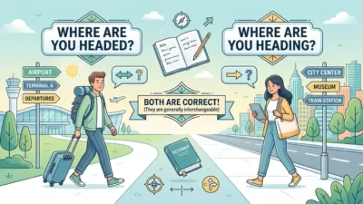 Where Are You Headed or Where Are You Heading