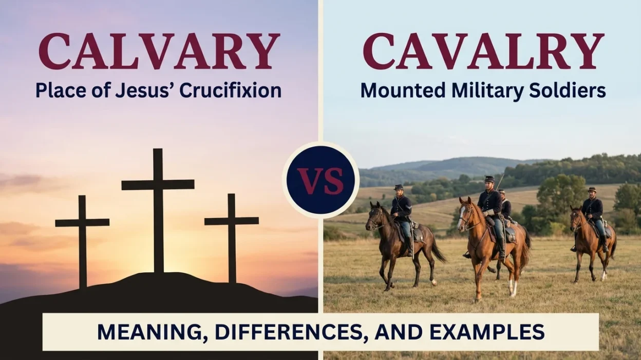 Calvary vs Cavalry