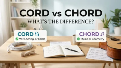 Cord vs Chord