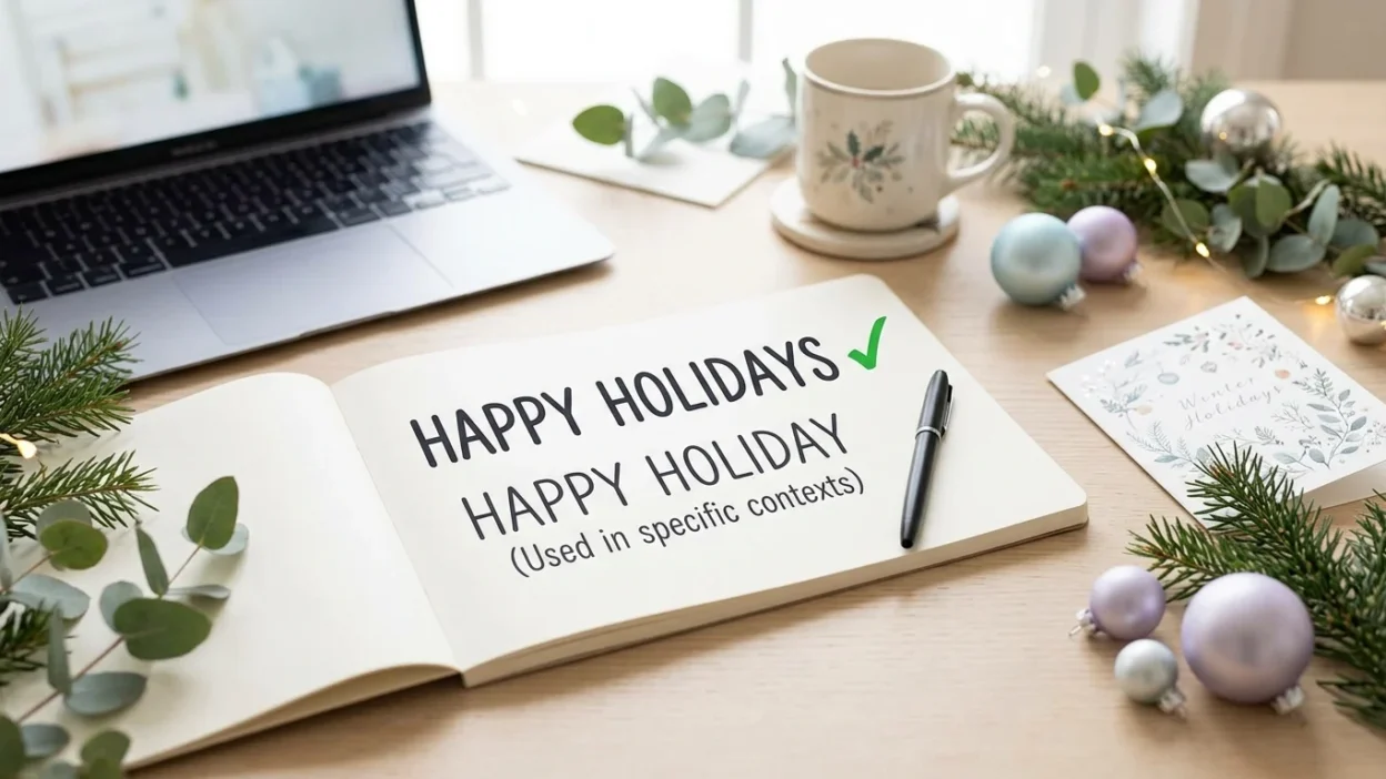 Happy Holiday or Happy Holidays