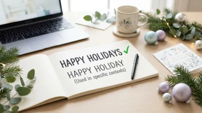 Happy Holiday or Happy Holidays