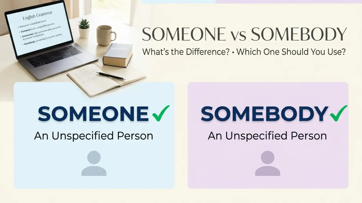 Someone vs Somebody