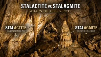 Stalactite vs Stalagmite