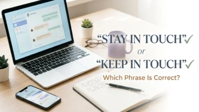 Stay in Touch or Keep in Touch